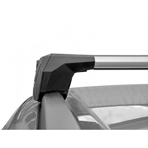 Багажная система LUX SCOUT для интегрированных рейлингов универсальная с серебристыми дугами 110 см